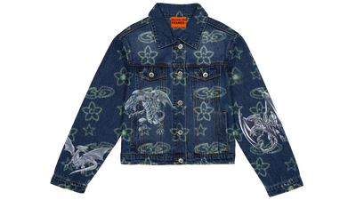 Monogram Silver Dragon Denim