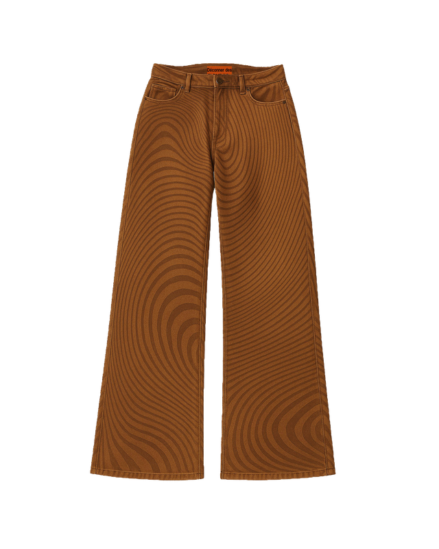 wood illustration brown Pants