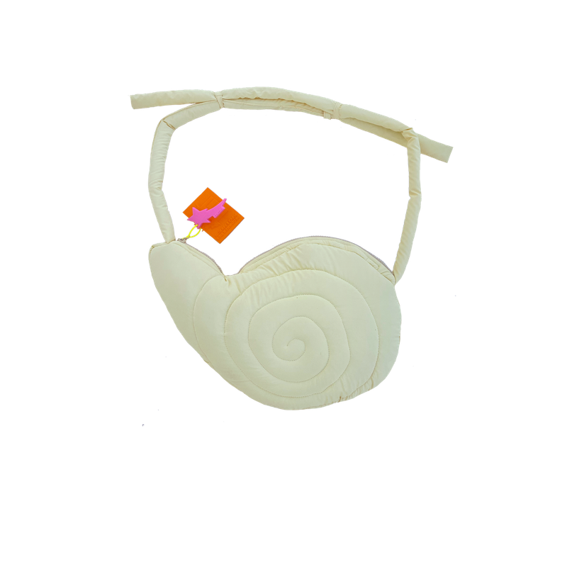 Quilted Yellow Spiral Bag