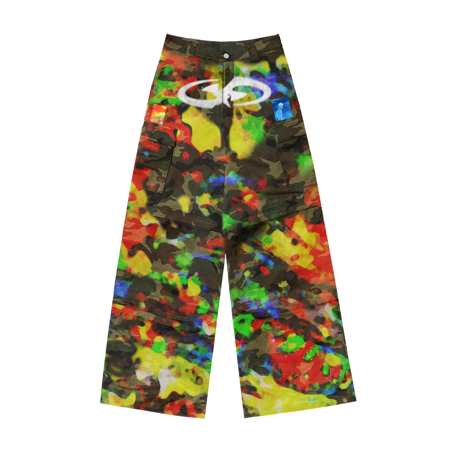 Figures camouflage hand airbrushed Pants Figures camouflage hand airbrushed Pants