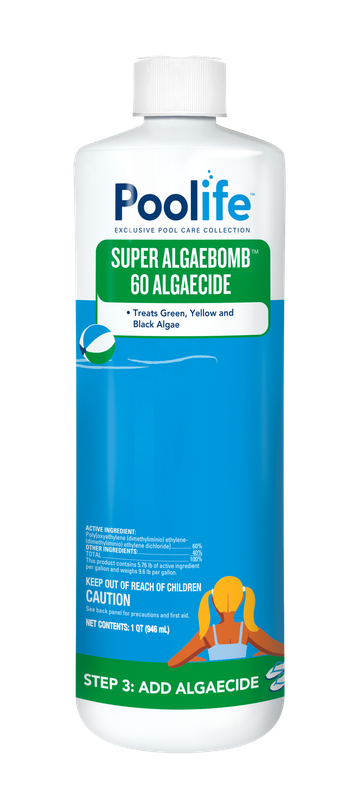 Poolife Algae Bomb 60 Algaecide - 32oz bottle