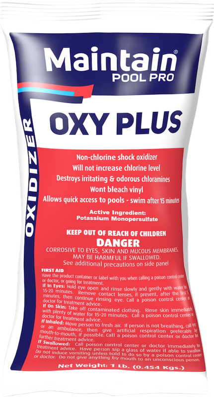 1lb-25lb Oxy plus non-chlorine pool shock