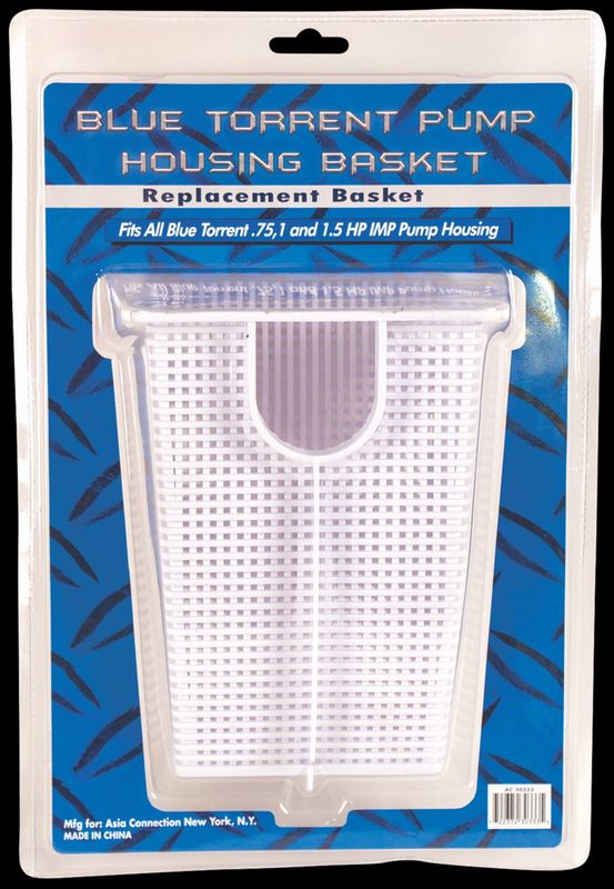 Blue Torrent Strainer Basket Replacement for Typhoon/BT IMP Pumps