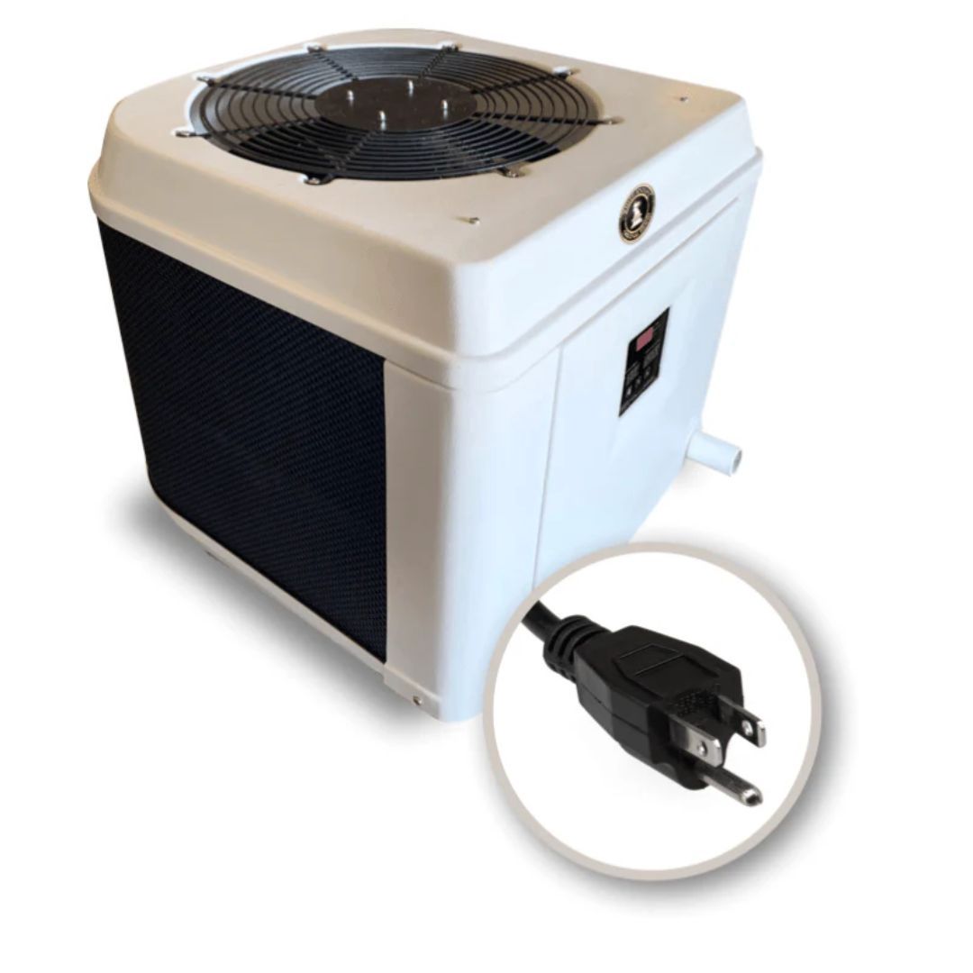 White Knight Plug-In 110volt Electric Heat Pump for Swimming Pools
