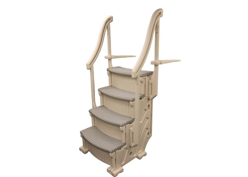 Confer Plastics CCX-AG Above Ground Curve In-Pool Step System