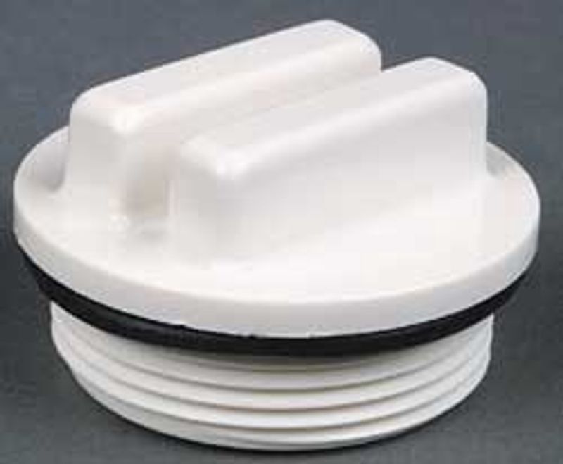 Waterway Plastics 400-6600 1 1/2&quot; Threaded Pipe Plug w/ O-ring