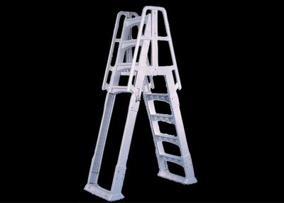 Slide and Lock A Frame Pool Ladder by Vinyl Works