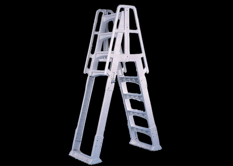 Slide and Lock A Frame Pool Ladder by Vinyl Works