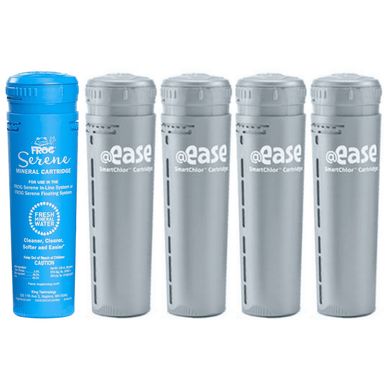 Frog @Ease In-Line System Four Month Supply (1) Mineral 01-14-3812 (4) Smart Chlor 01-14-3272