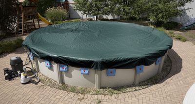 Supreme Plus Winter Pool Cover for 12 ft Round Pools, 12 Year Warranty