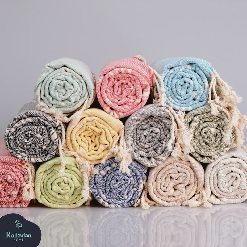 Kalkedon Turkish Towel - Sand Free Striped Beach Towel