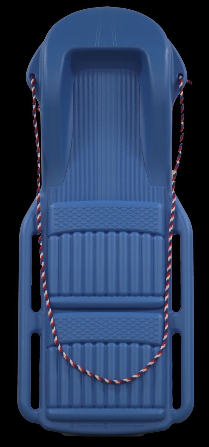 Retro Racer Snow Sled, Color: Blizzard Blue