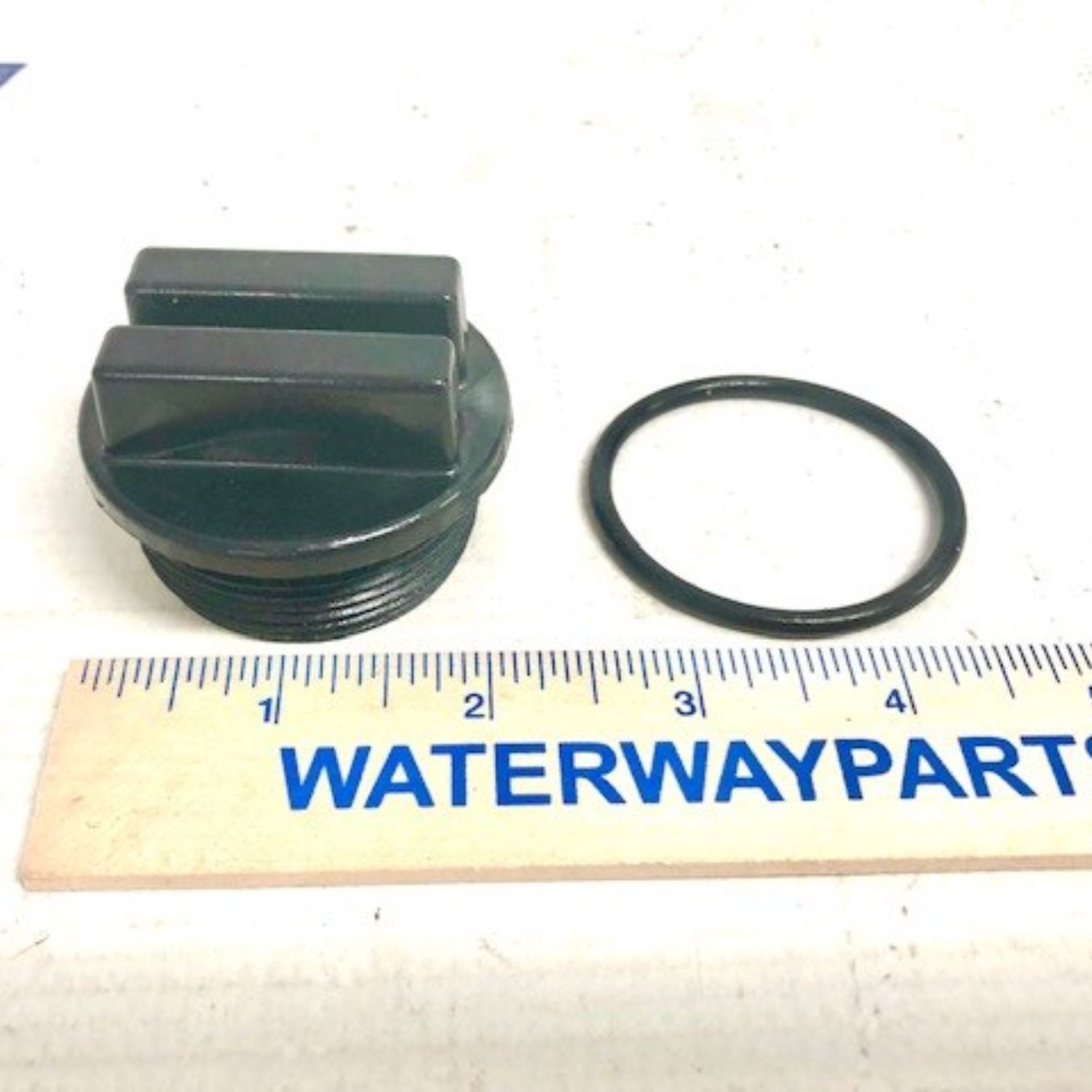Waterway Plastics 400-6600 1 1/2" Threaded Pipe Plug w/ O-ring