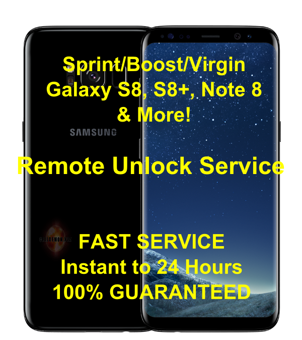 Instant T-Mobile Remote Device Unlock App Service Samsung Galaxy Note 8 SM-N950U 