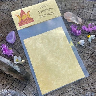 Yellow Parchment Paper