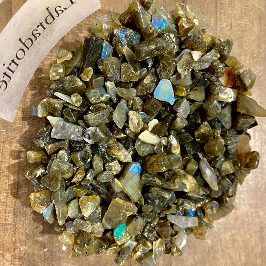 Labradorite Chips 1oz (Crystal Chip Bar)