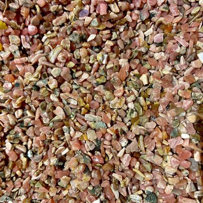 Rhodonite Chips 1oz (Crystal Chip Bar)