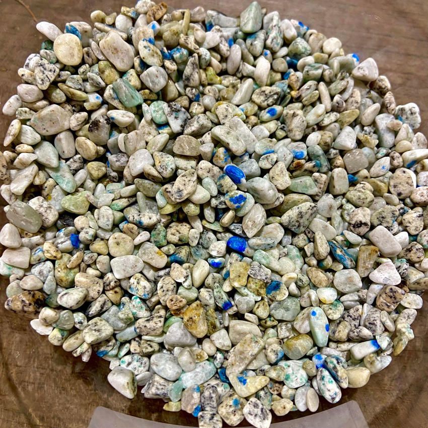 K2 (Raindrop Azurite) Chips 1oz (Crystal Chip Bar)