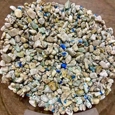 K2 (Raindrop Azurite) Chips 1oz (Crystal Chip Bar)
