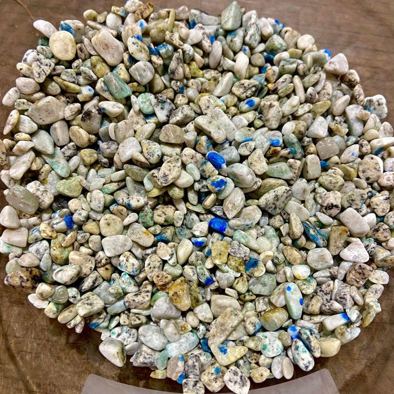 K2 (Raindrop Azurite) Chips 1oz (Crystal Chip Bar)