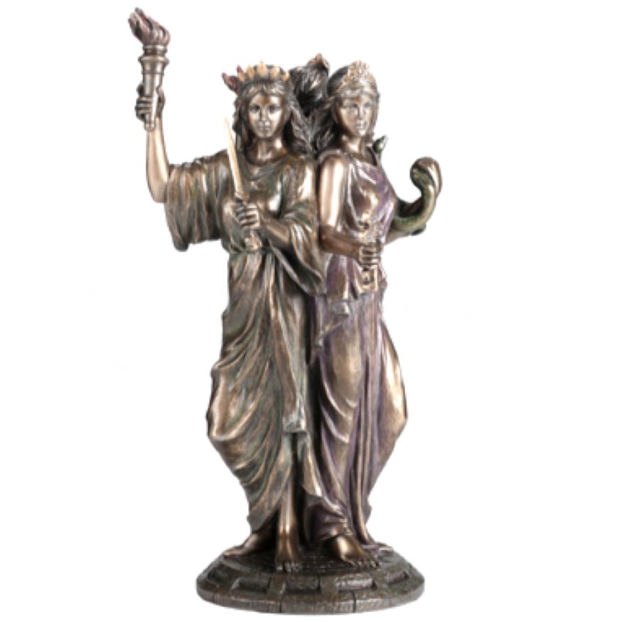Hecate Greek Triple Goddess of Magic (8-1/4 inch)