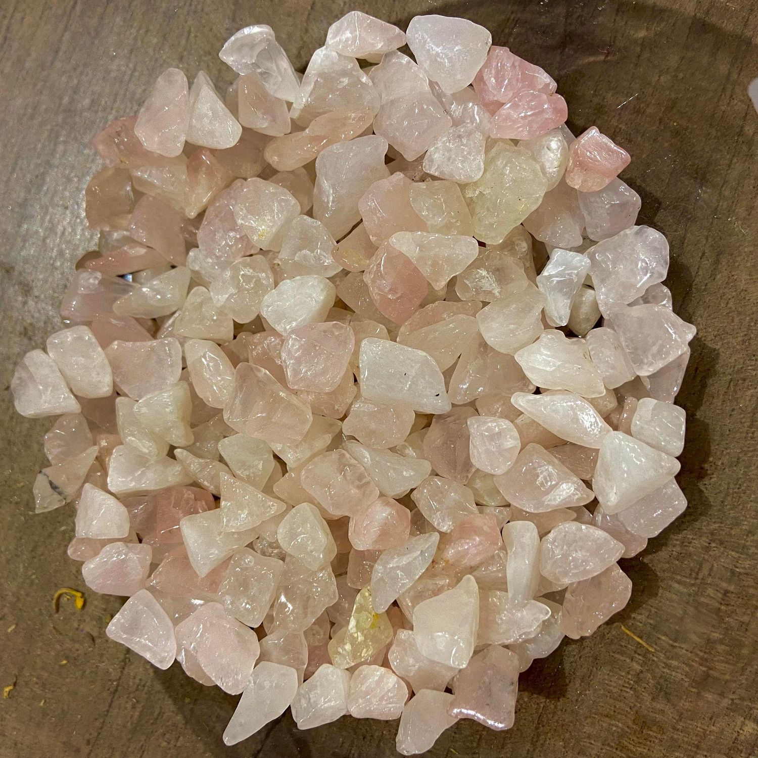 Rose Quartz Chips 1oz (Crystal Chip Bar)