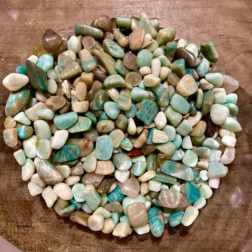 Amazonite Chips 1oz (Crystal Chip Bar)