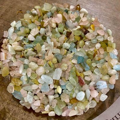 Morganite Chips 1oz (Crystal Chip Bar)