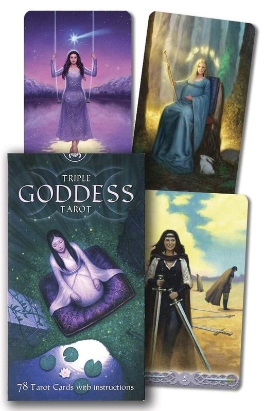 TRIPLE GODDESS TAROT (78-card deck &amp; instruction booklet)