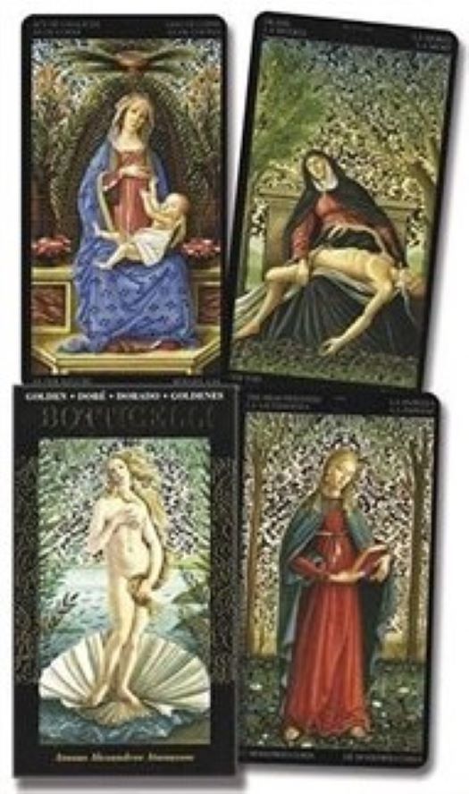 GOLDEN BOTTICELLI TAROT (78 cards &amp; instruction booklet)