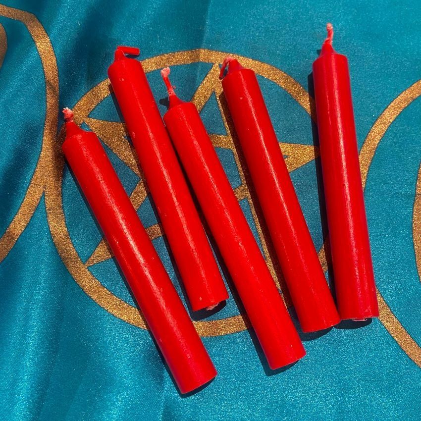 Red Chime Spell Candle