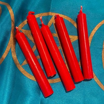 Red Chime Spell Candle