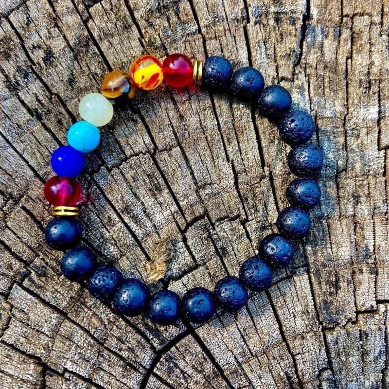 Lava Chakra Aromatherapy Healing Bracelet