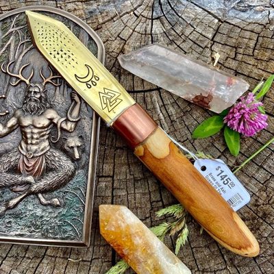 Brass and Ash Queen Of The Fey Athame