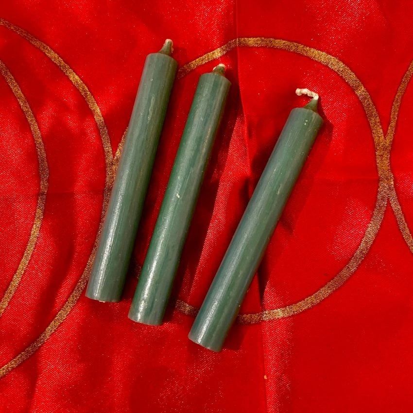 Dark Green Chime Spell Candle