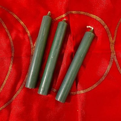 Dark Green Chime Spell Candle