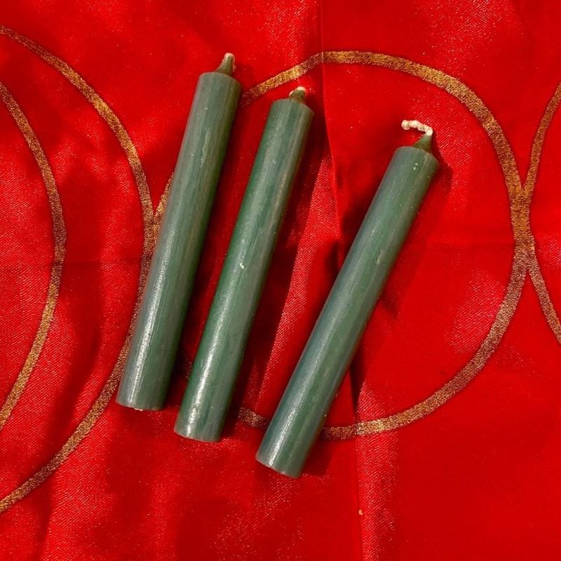 Dark Green Chime Spell Candle