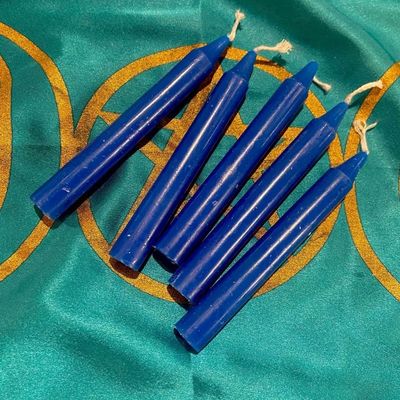 Dark Blue Chime Spell Candle