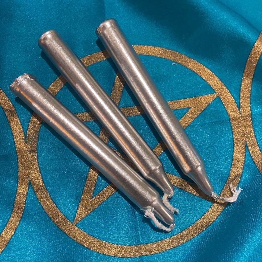 Silver Chime Spell Candle