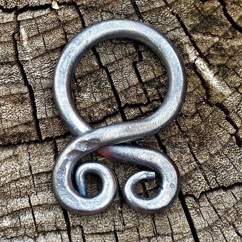 Luna Ignis Hand Forged Troll Cross Amulet Pendant