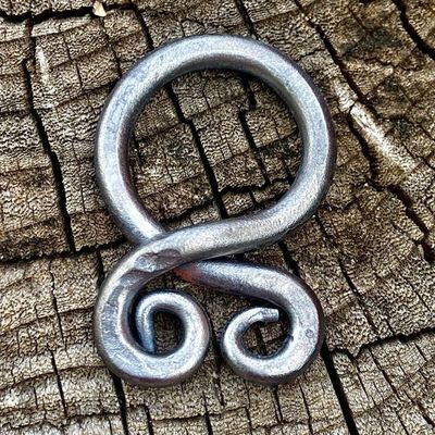 Luna Ignis Hand Forged Troll Cross Amulet Pendant