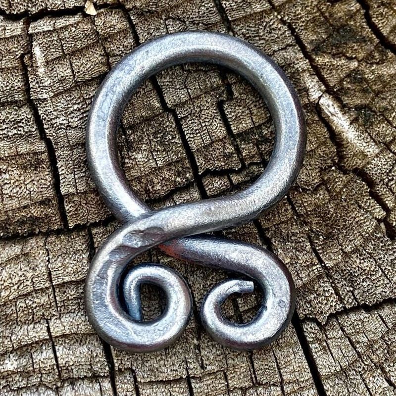 Luna Ignis Hand Forged Troll Cross Amulet Pendant