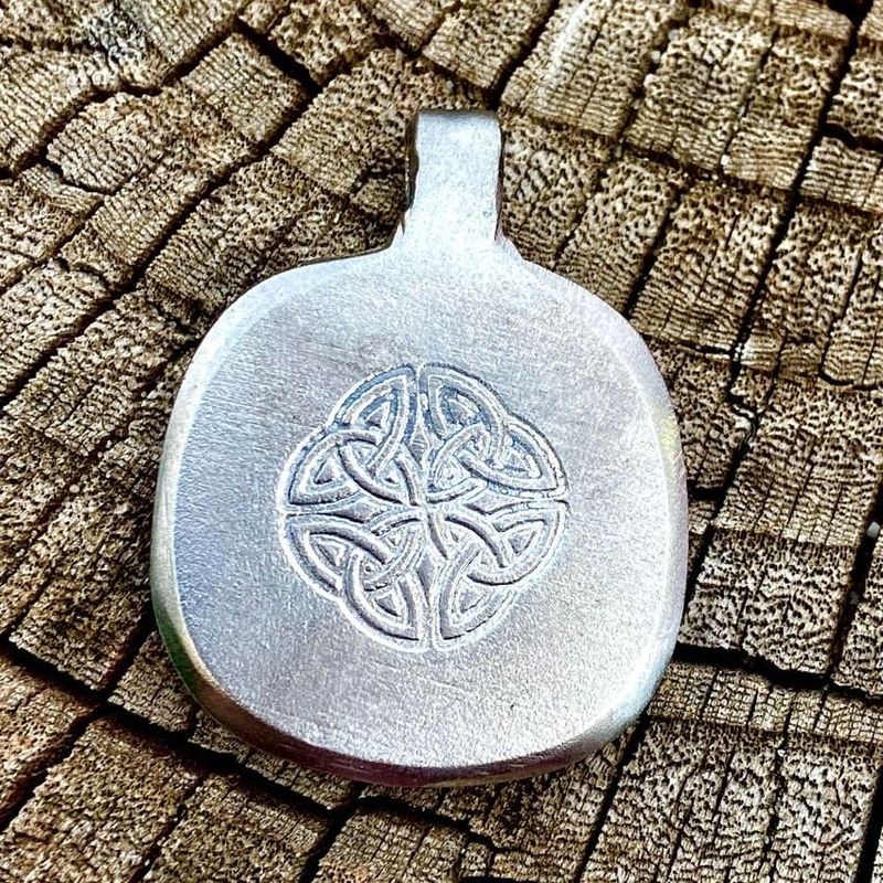 Luna Ignis Hand Forged Celtic Knot Amulet Pendant