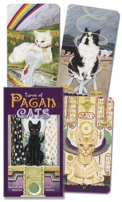 TAROT OF PAGAN CATS (78-card deck &amp; instruction booklet)