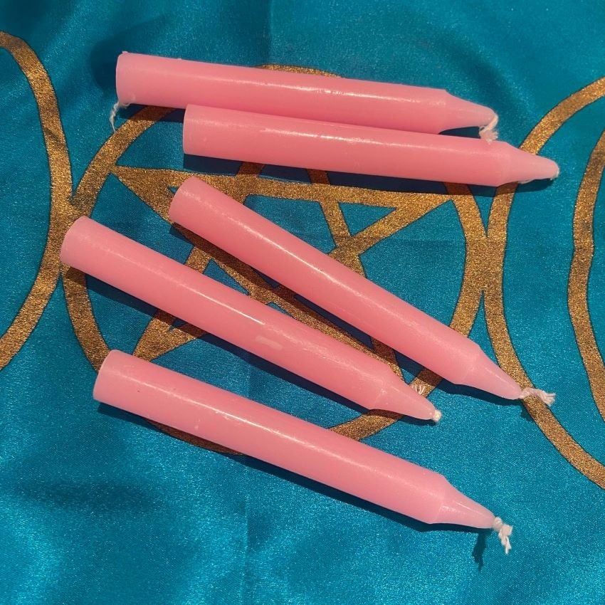 Pink Chime Spell Candle