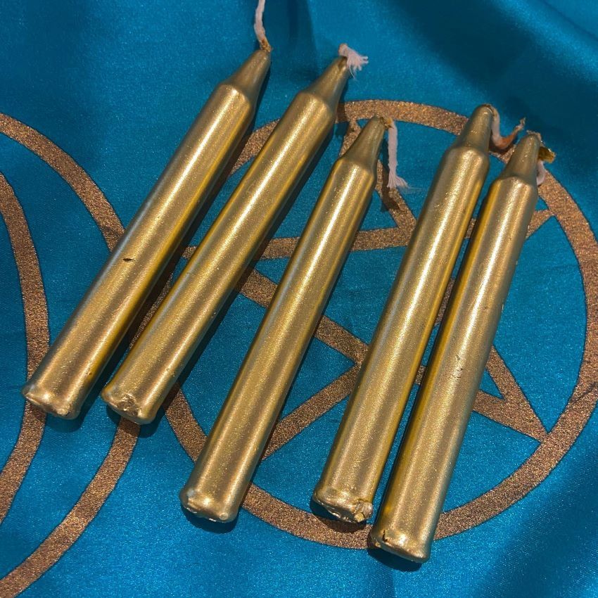 Gold Chime Spell Candle