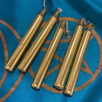 Gold Chime Spell Candle