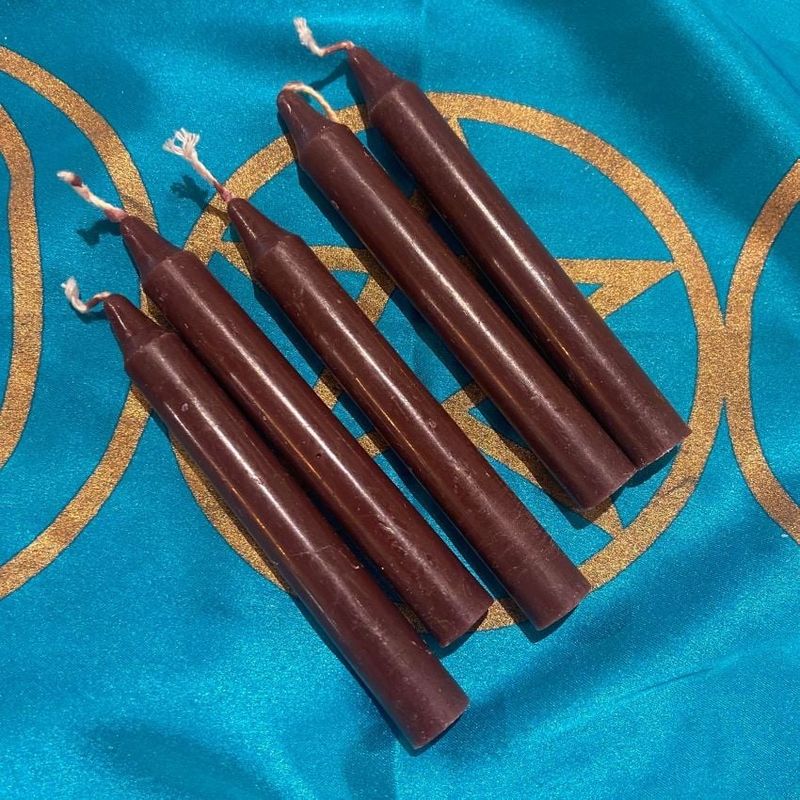 Brown Chime Spell Candle