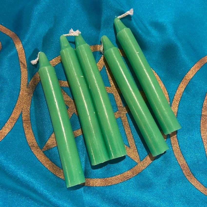 Light Green Chime Spell Candle