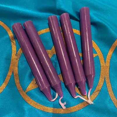 Dark Purple Chime Spell Candle